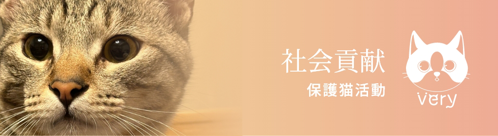 社会貢献　保護猫活動